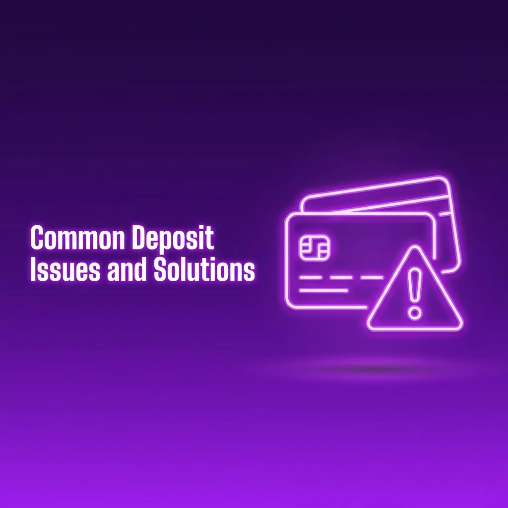 Troubleshooting guide showing solutions to common online casino deposit problems like declined transactions and verification issues — Vortex in India