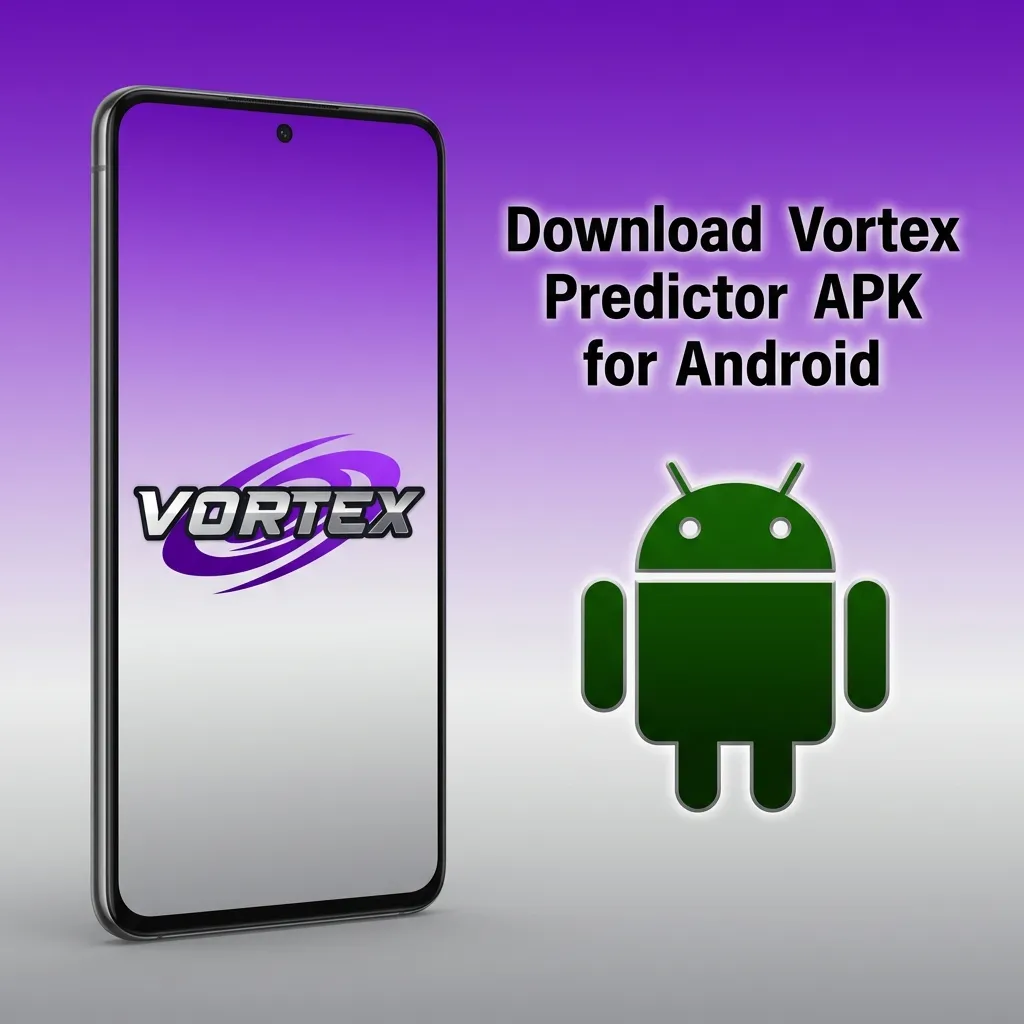 Android phone displaying Vortex Predictor APK download and installation process with security settings enabled — Vortex in India