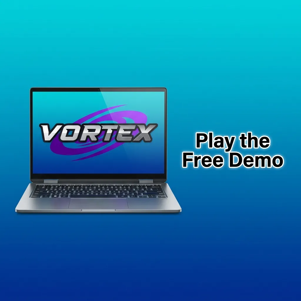 Player practicing Vortex crash game in free demo mode, learning multiplier timing and cash-out strategy risk-free — Vortex in India