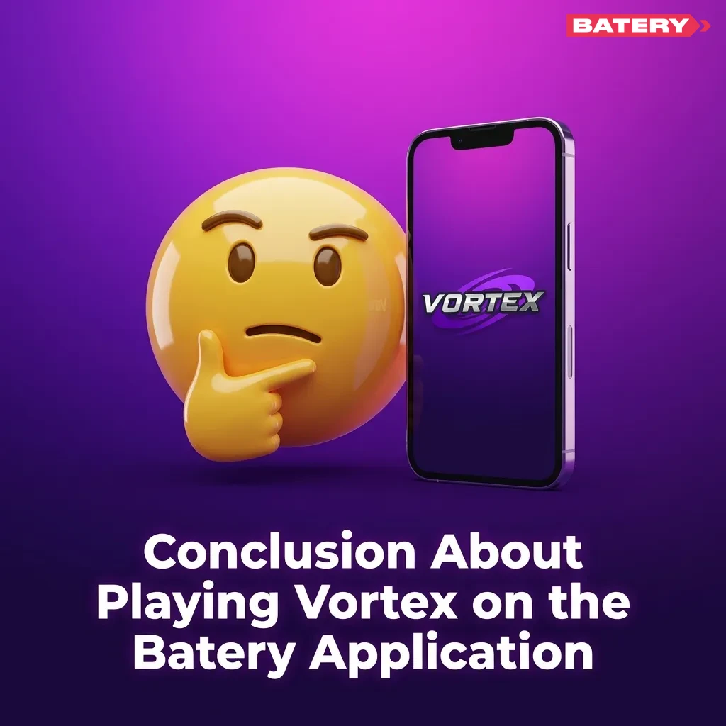 Batery app interface showing Vortex crash game with fast deposits and mobile features for Indian players — Vortex in India