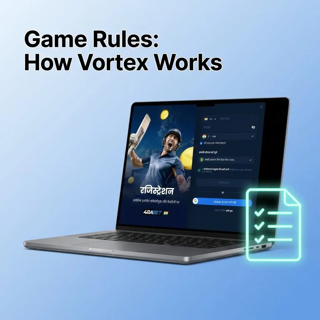 vortex game online at 4rabet india